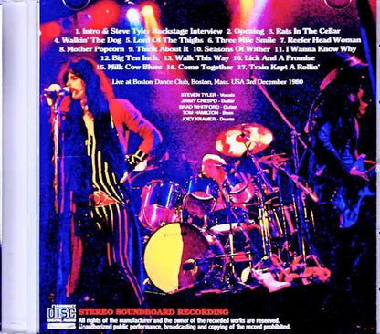 Aerosmith/MA,USA 1980 Complete Soundboard Edition