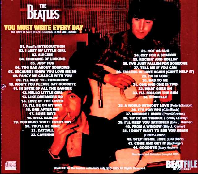 Beatles/Unreleased Songs Demo Collection