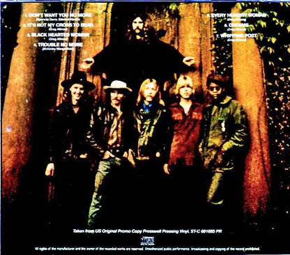 Allman Brothers Band/First Album US Original Genuine First Pressing Promo Copy Edition