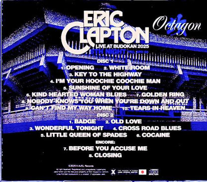 Eric Clapton Eric Clapton / Live at Budokan Complete Edition 2025 Tokyo, Japan 4.24.2025 Complete IEM Matrix Edition & more