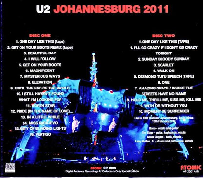U2 U2/South Africa 2.13.2011 Complete IEM Source Edition