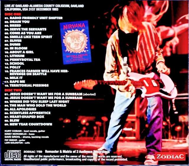 Nirvana/CA,USA 1993 Remaster & Matrix of 2Audience Recording Edition