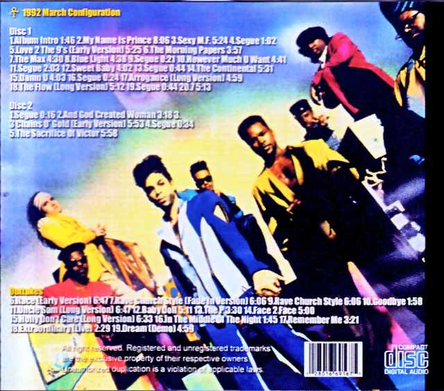 Prince/Love Symbol 1992 Configuration Vol.2