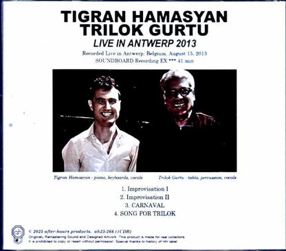 Tigran Hamasyan Trilok Gurtu / Belgium 2013
