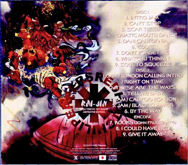 Red Hot Chili Peppers/Tokyo,Japan 5.18.2024 Complete IEM Matrix Edition Upgrade