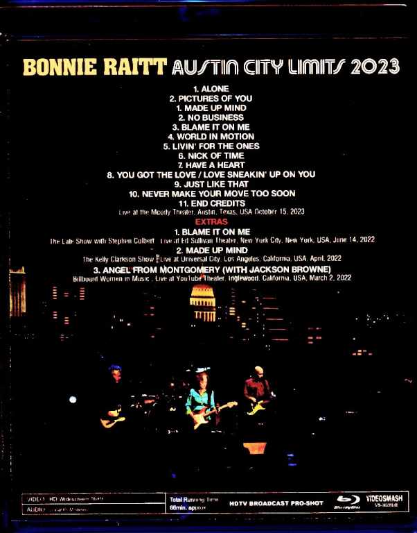 Bonnie Raitt Bonnie Raitt/TX,USA 2023 & more Blu-Ray Version