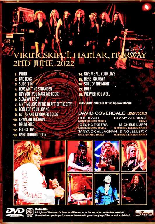 Whitesnake/Norway 06.02.2022 Multi-Cam Edition