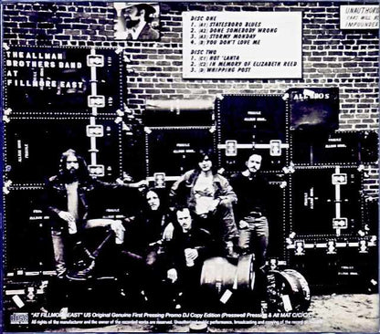 Allman Brothers Band / At Fillmore East US Original Genuine First Pressing Promo DJ Copy Edition