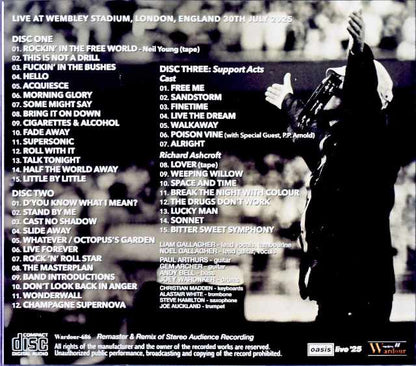 Oasis/London,UK 07.30.2025 Complete