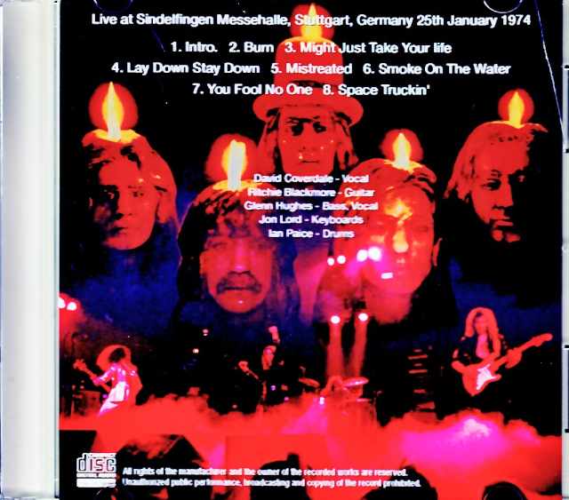 Deep Purple Deep Purple/Germany 01.25.1974