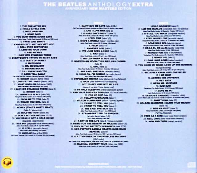 Beatles Anthology Extra 30th Anniversary Edition