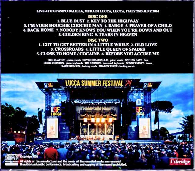 Eric Clapton/Italy 2024 Complete Upgrade