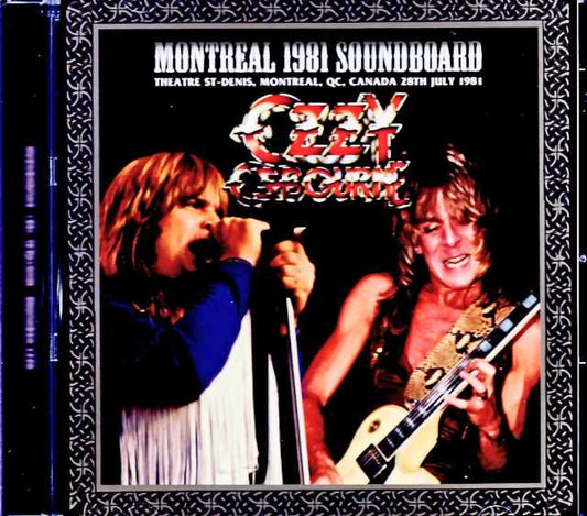 Ozzy Osbourne Randy Rhoads/Canada 07.28.1981 Complete Soundboard Edition