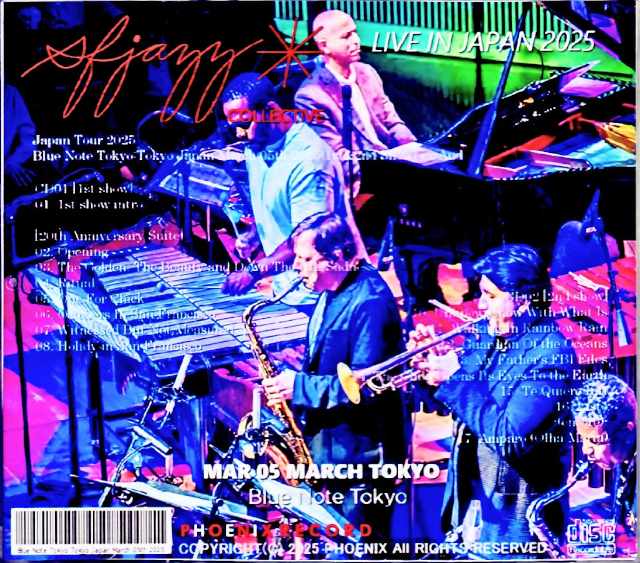 SF Jazz Collective Chris Potter Chris Potter/Tokyo,Japan 2025 Complete