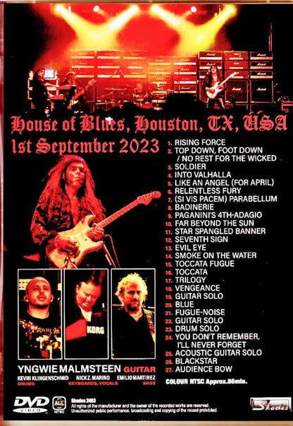 Yngwie Malmsteen/TX,USA 09.01.2023