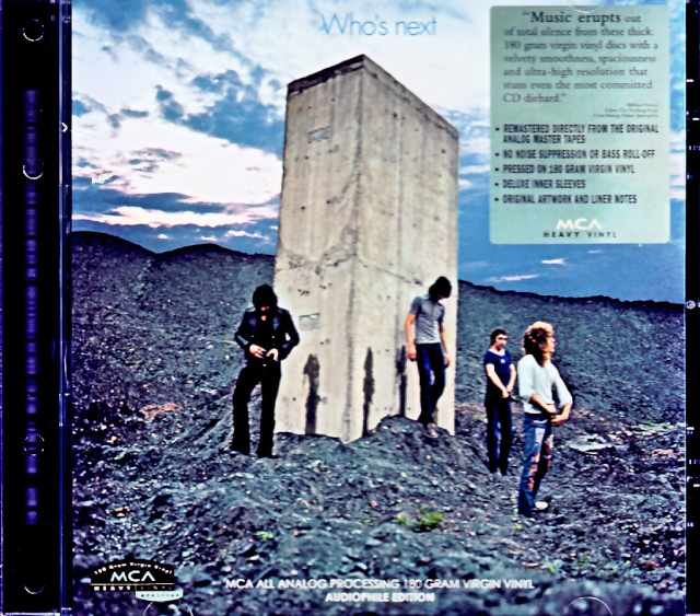 Who, The Who/Who's Next MCA All Analog Processing Vinyl Edition