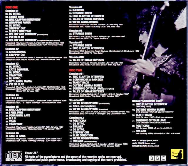 Cream/Collection of BBC Recording Sessions and Live Performances Upgrade