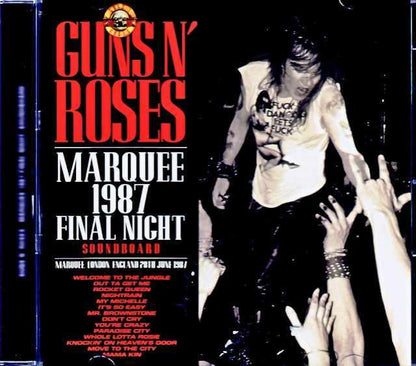 Guns N' Roses / England, UK 06.28.1987 Complete Upgrade