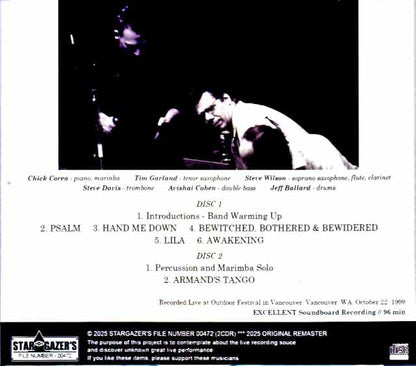 Chick Corea and Origin Chick Corea/WA,USA 1999 Complete