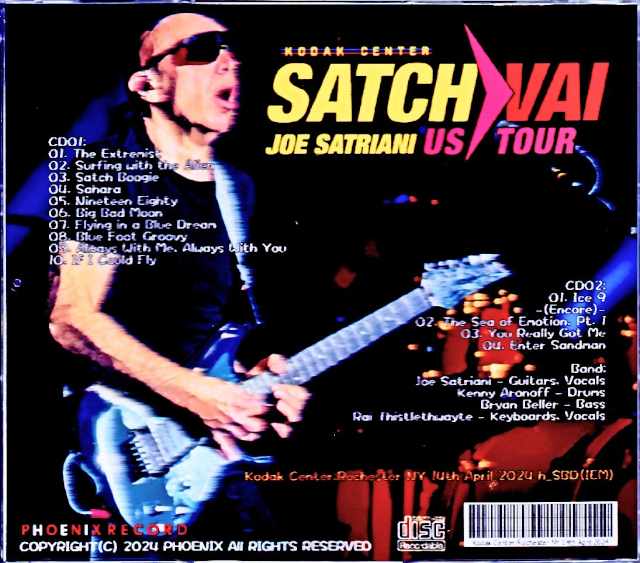 Joe Satriani Joe Satriani/NY,USA 2024 IEM Soundboard Edition