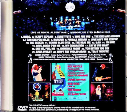 Who,The Who/London,UK 3.27.2025 Complete Jewel Version