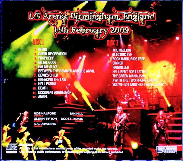 Judas Priest/England,UK 2009 Complete