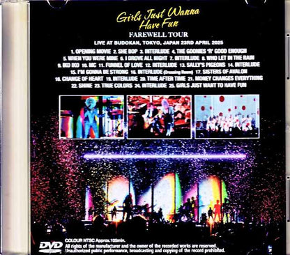 Cyndi Lauper/Tokyo,Japan 4.23.2025 Complete Jewel Version