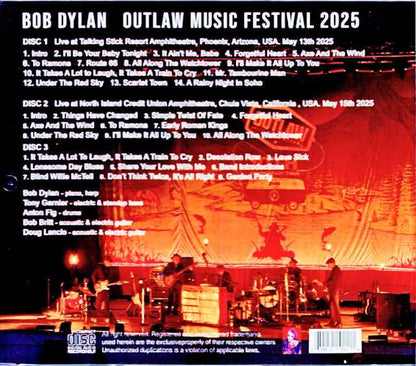 Bob Dylan/AZ,USA 05.15.2025 Complete & more