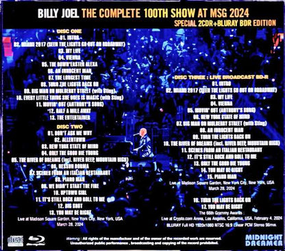 Billy Joel Billy Joel/NY,USA 3.28.2024 Complete & more