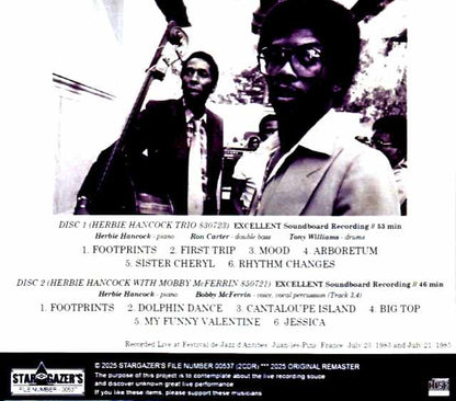 Herbie Hancock Trio Bobby McFerrin Tony Williams Herbie Hancock Bobby McFerrin/France 1983 FM Broadcast Edition & more