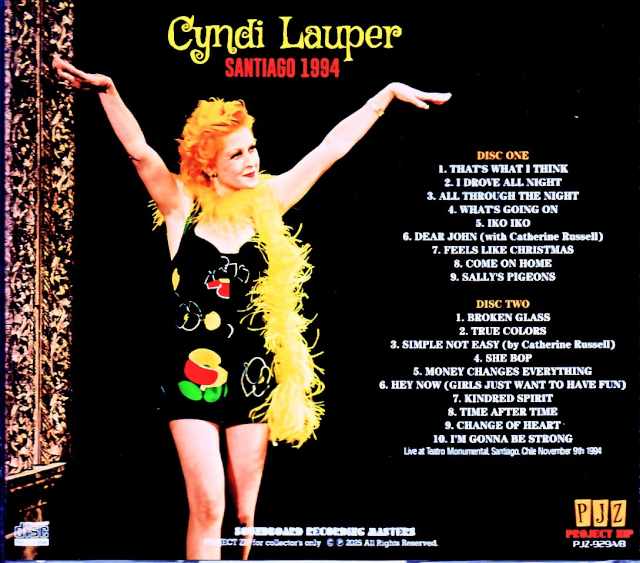 Cyndi Lauper/Chili 11.09.1994 Complete FM Broadcast Edition