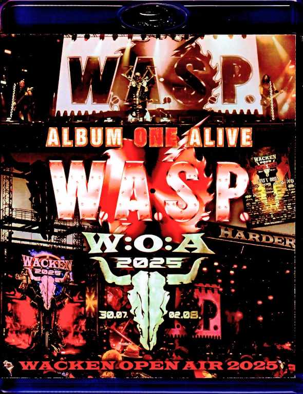 W.A.S.P. Wasp/Germany 08.02.2025 Multi-Cam Edition Complete Blu-Ray Version
