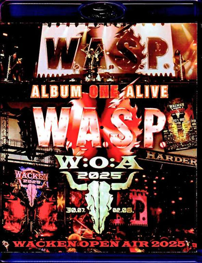 W.A.S.P. Wasp/Germany 08.02.2025 Multi-Cam Edition Complete Blu-Ray Version