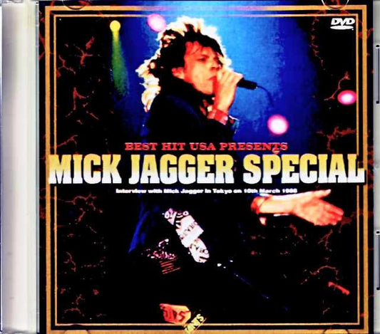 Mick Jagger / Interview Tokyo, Japan 1988 Broadcast Edition Jewel Version