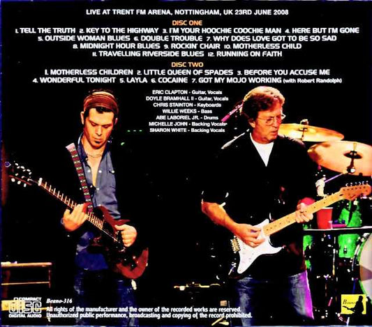 Eric Clapton/England,UK 06.23.2008 Complete DAT Master Edition