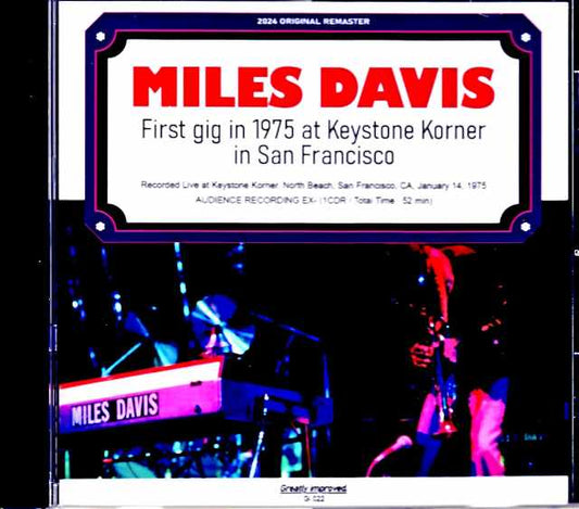 Miles Davis Sonny Fortune Miles Davis/CA,USA 1975