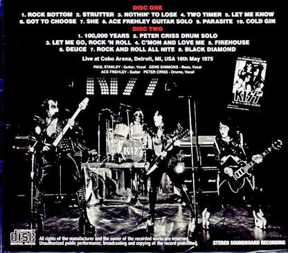 Kiss/MI,USA 0516.1975 Complete Soundboard Edition