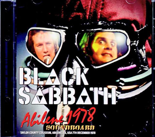 Black Sabbath / TX,USA 12.07.1978 & more Soundboard Edition