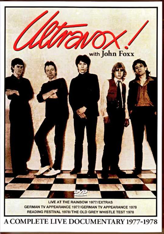 Ultravox John Foxx Ultravox/Complete Live Documentary 1977-1978