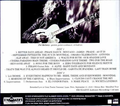 Pat Metheny/Peru 09.15.2025