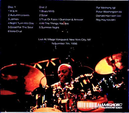 Roy Haynes Quartet Pat Metheny Roy Haynes Pat Metheny/NY,,USA 1996