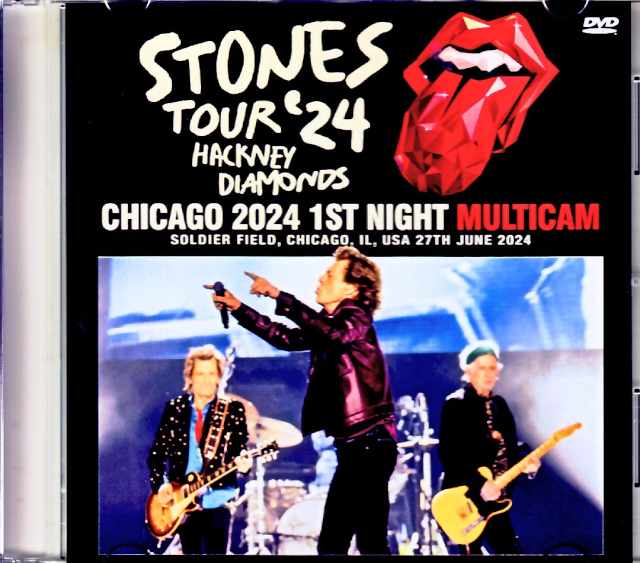 Rolling Stones/IL,USA 6.27.2024 Complete Multi-Cam Edition Jewel Version