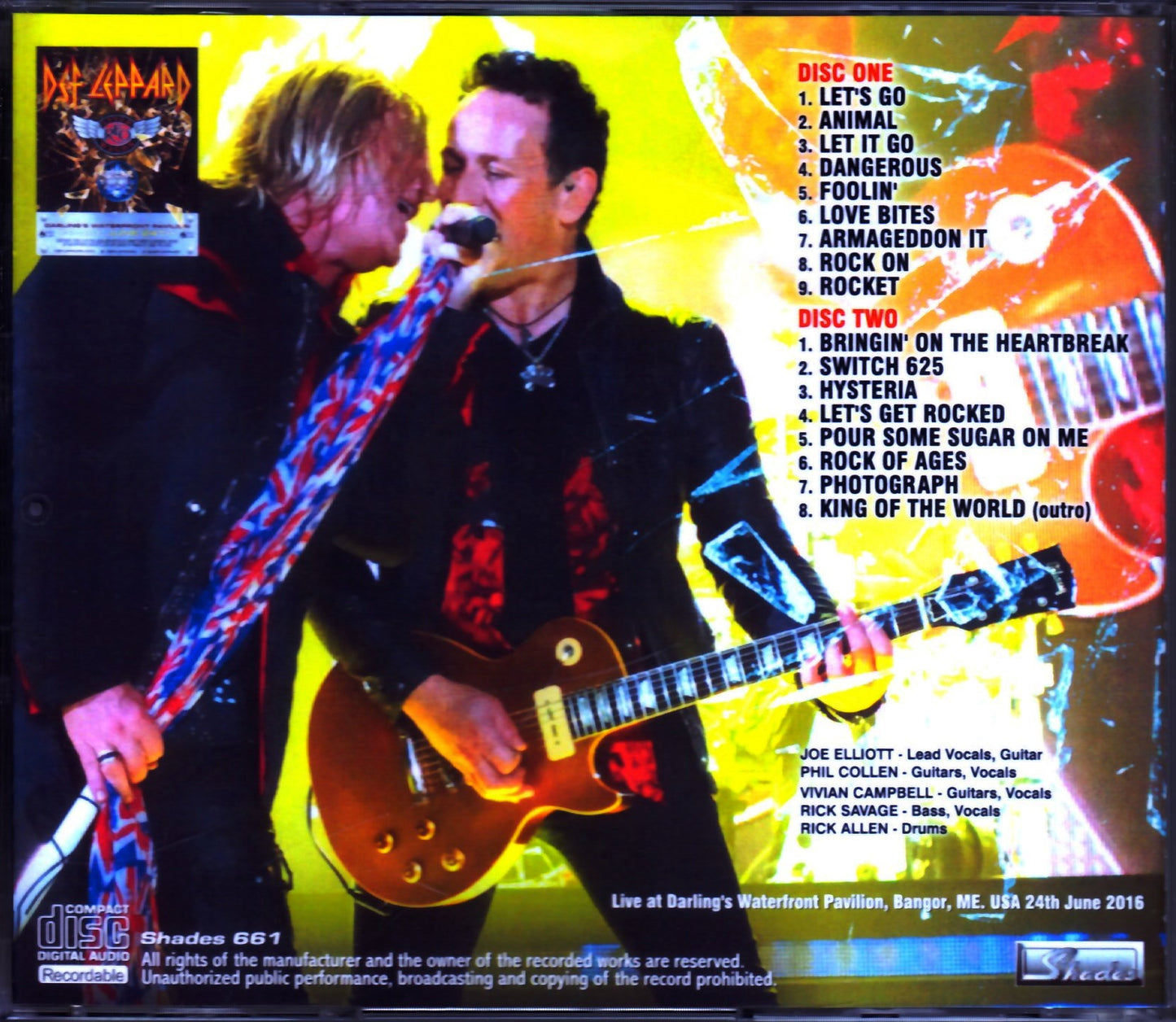 Def Leppard Def Leppard/ME,USA 2016