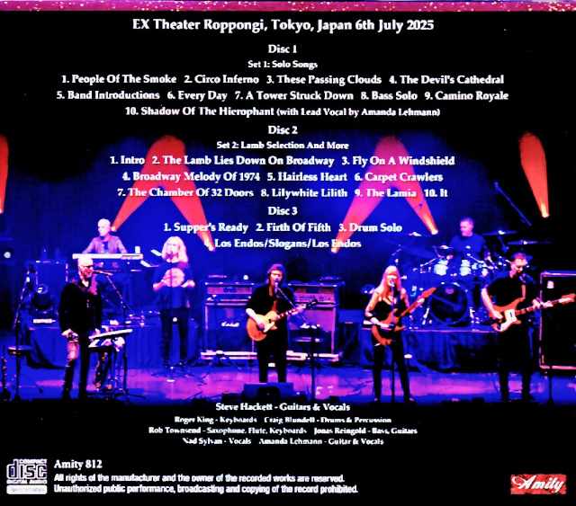 Steve Hackett / Tokyo, Japan 07.06.2025 Complete