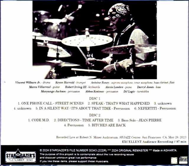Miles Electric Band Vincent Wilburn Jr. Vince Wilburn/CA,USA 2023