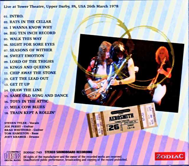 Aerosmith/PA,USA 1978 Complete Soundboard Edition
