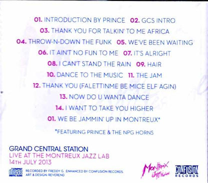 Graham Central Station Prince Larry Graham Prince/Switzerland 2013 Complete