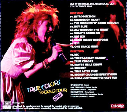 Cyndi Lauper/PA,USA 1986 Complete