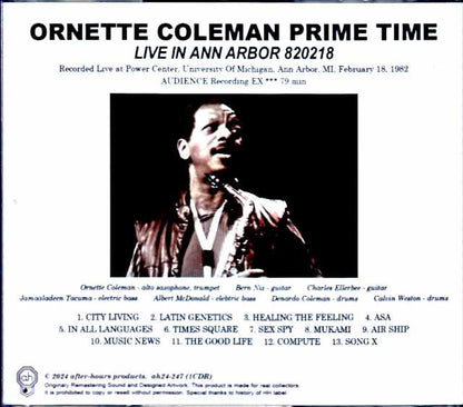 Ornette Coleman Prime Time Ornette Coleman/MI,USA 1982