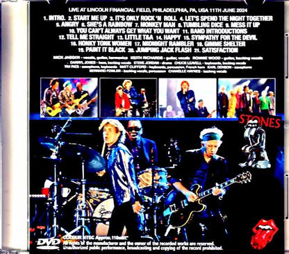 Rolling Stones/PA,USA 2024 Complete Jewel Version